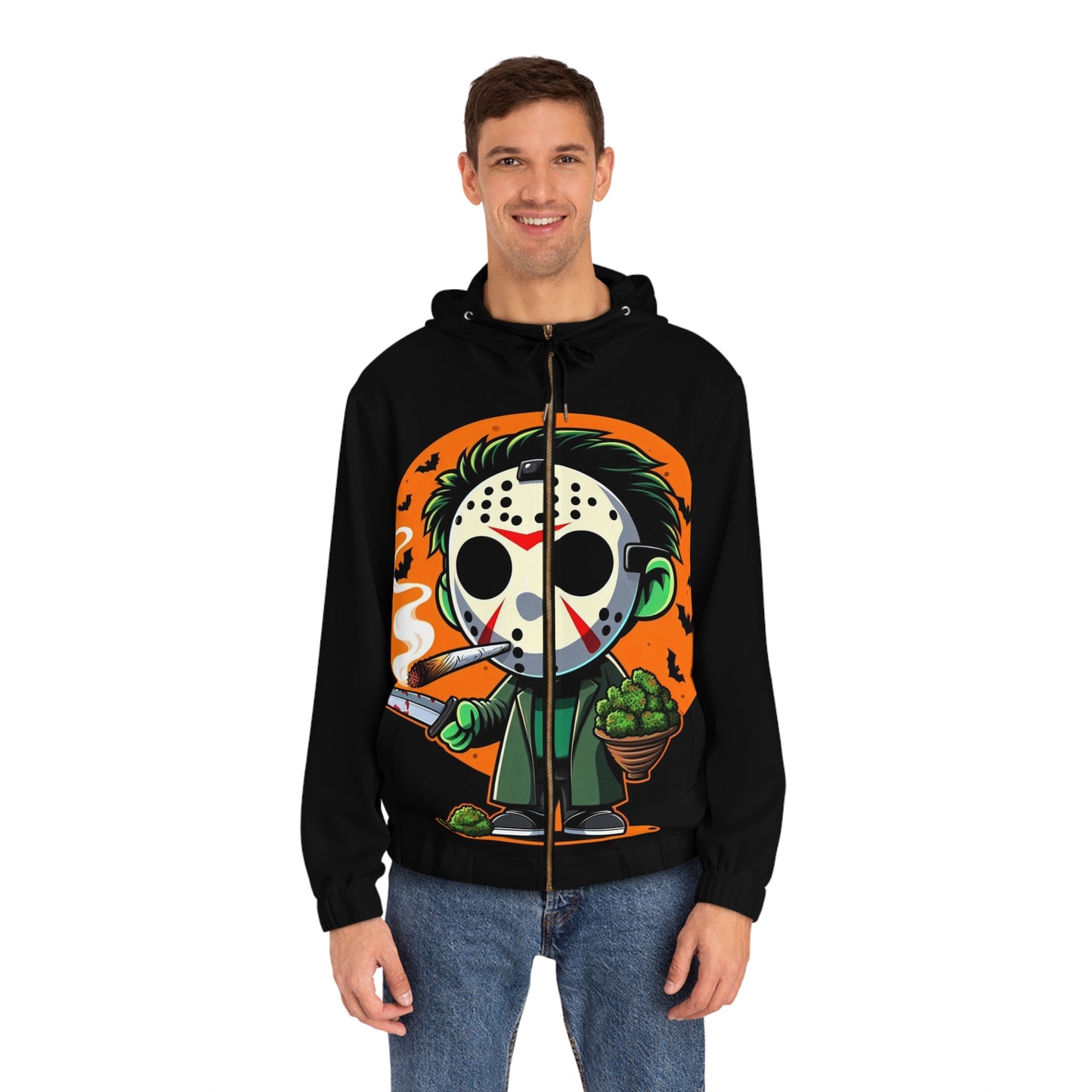 JASON X HALLOWEEN ZIP UP HOODIE